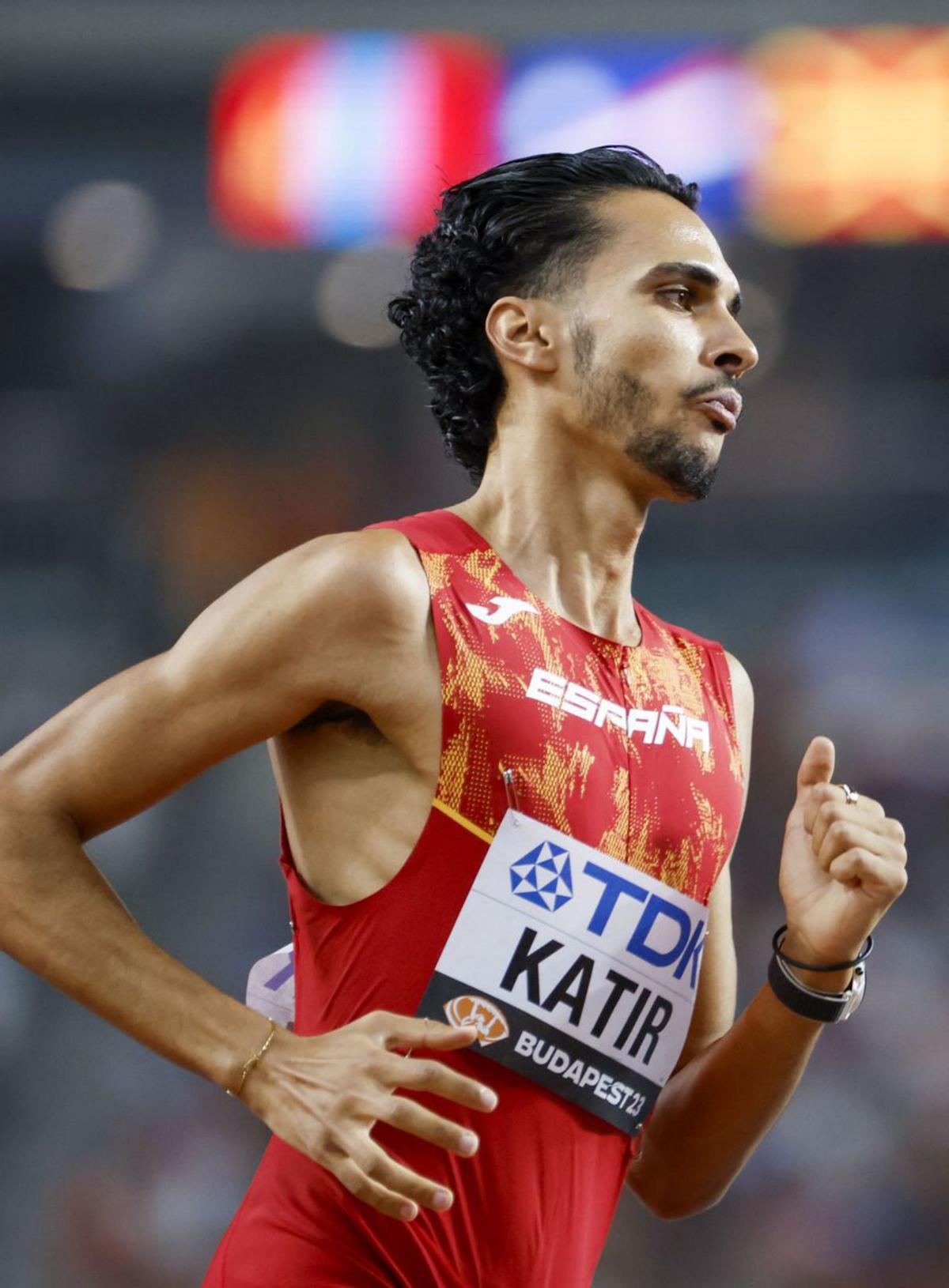 Katir en el Campeonato del Mundo de atletismo en 2023.  | EFE