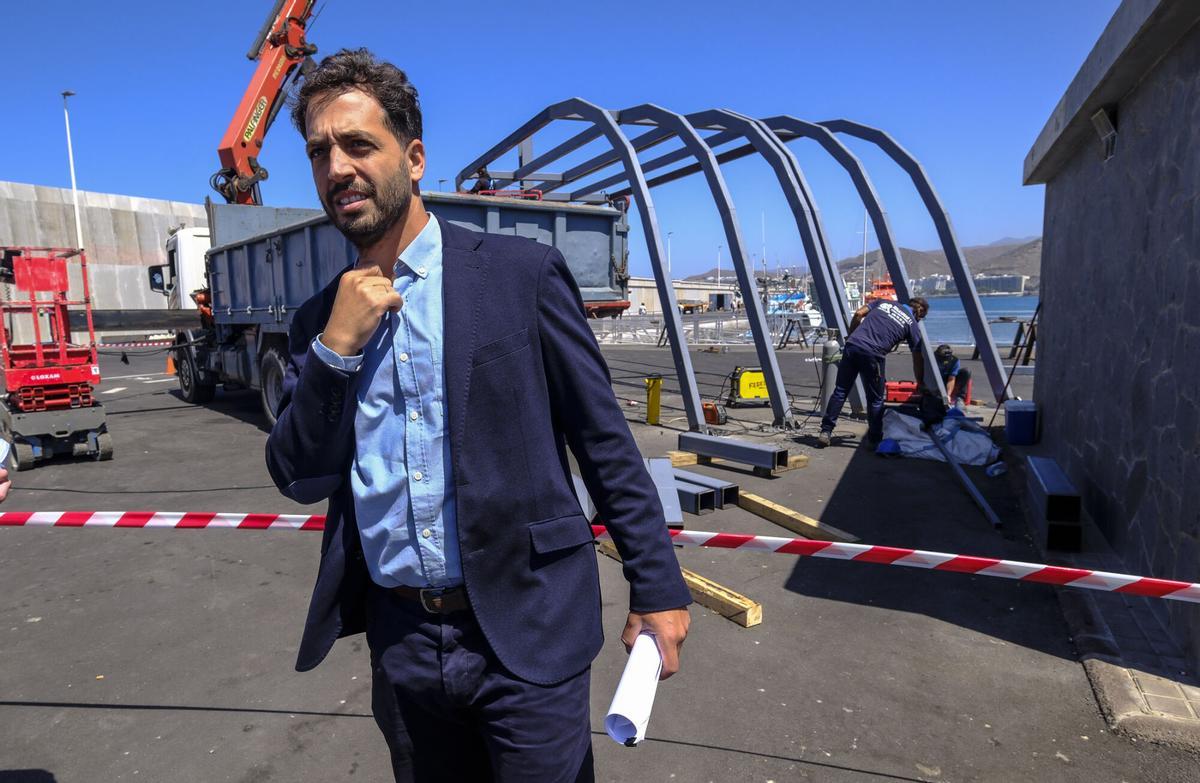 Preparativos en Arguineguín para la visita del papa León XIV a Gran Canaria