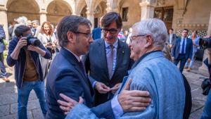 Acto de firma del Pacte Nacional per la Llengua