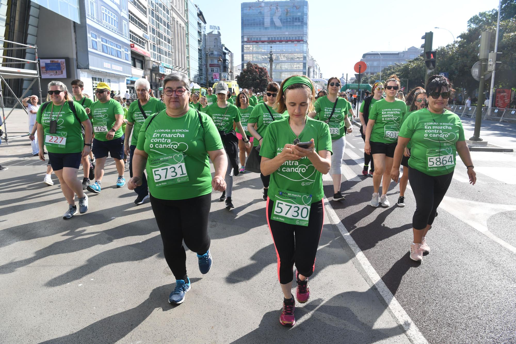 La Carrera contra el Cáncer tiñe de verde la ciudad