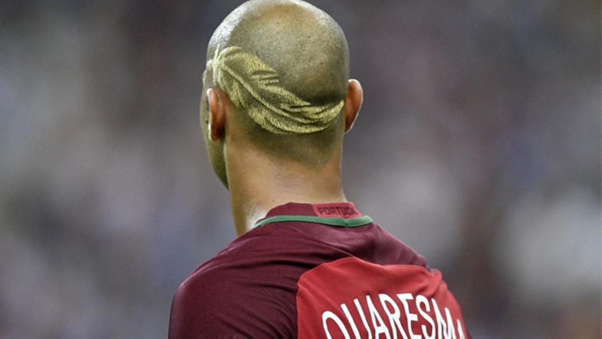 Quaresma lució una peculiar pluma