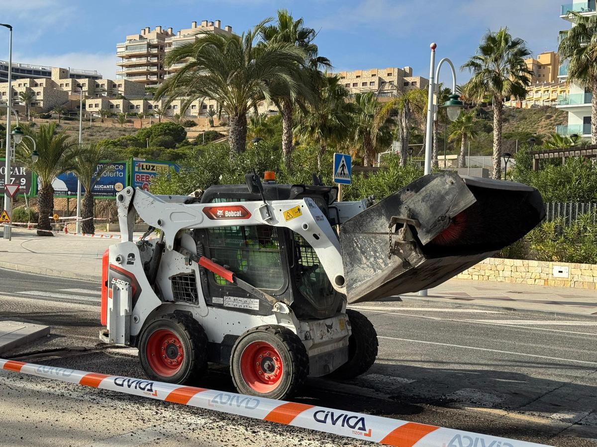 Las obras de la avenida San Bartolomé de Tirajana ya han empezado en Arenales del Sol