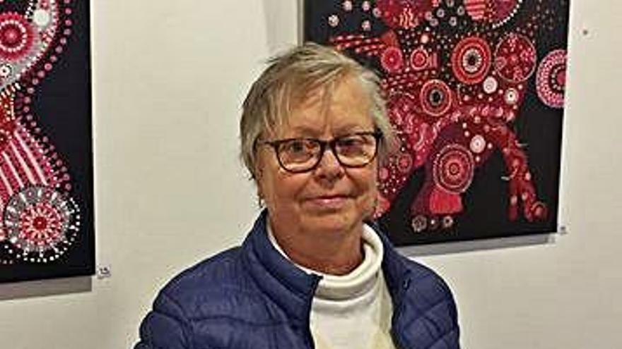 La artista finlandesa Sirpa Himanen.