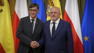 Illa diu a Polònia que a Ucraïna es juguen els valors europeus
