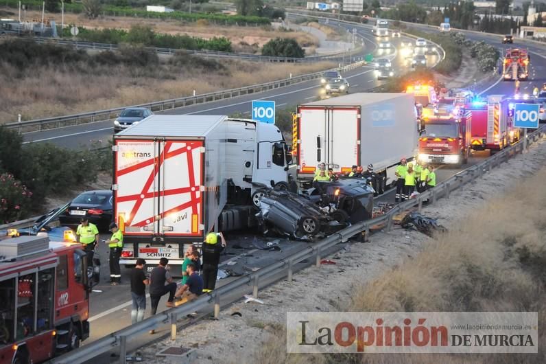 Grave accidente en Sangonera la Seca