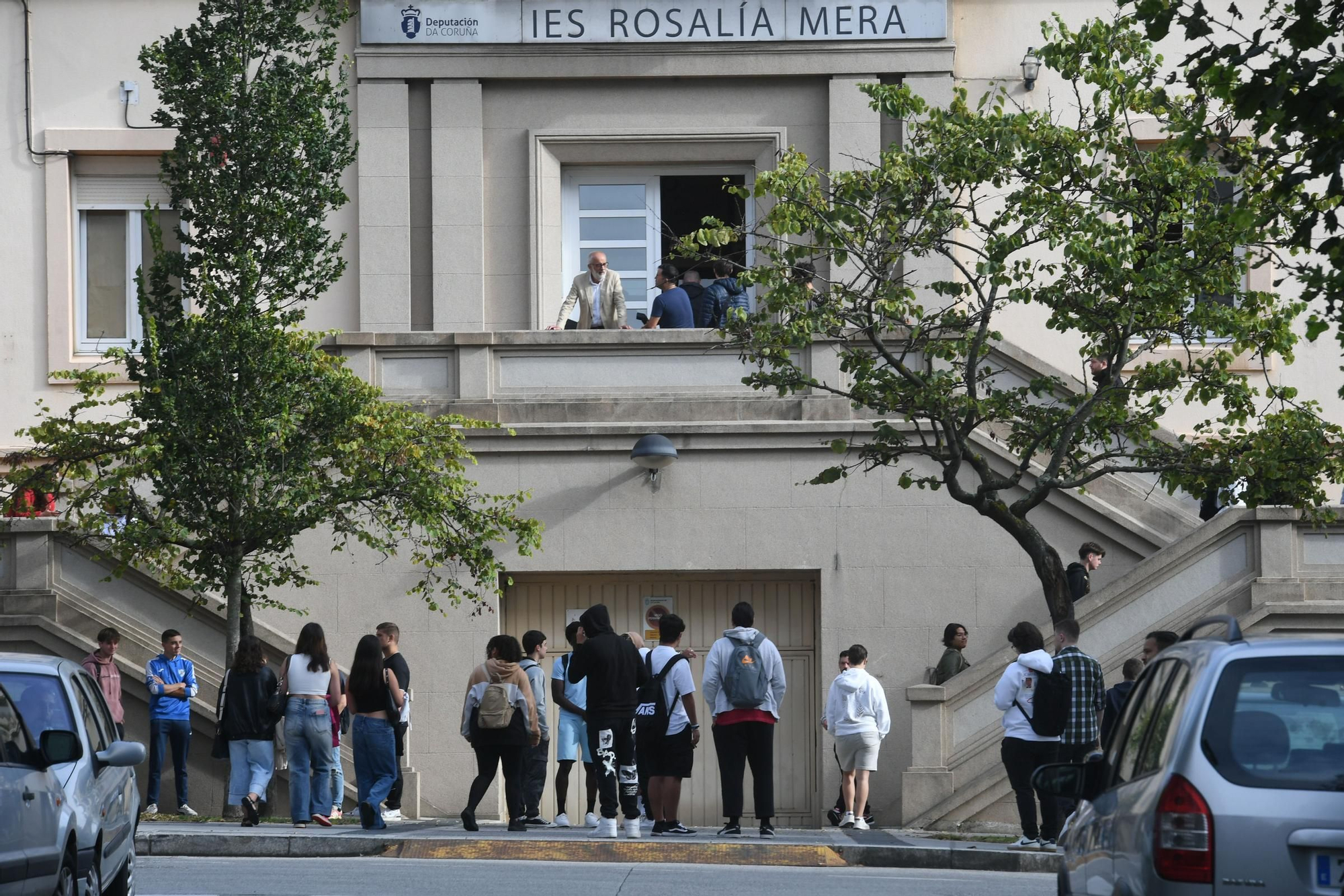 Primer día del curso 2024-25 en el IES Rosalía Mera de A Coruña
