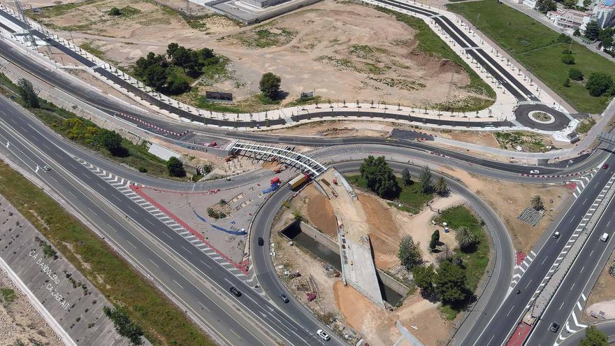 Recta final para los nuevos accesos a València por el barrio de nueva construcción Turianova