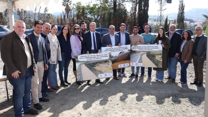 Comienzan las obras para conectar Álora con el Corredor Verde del Guadalhorce