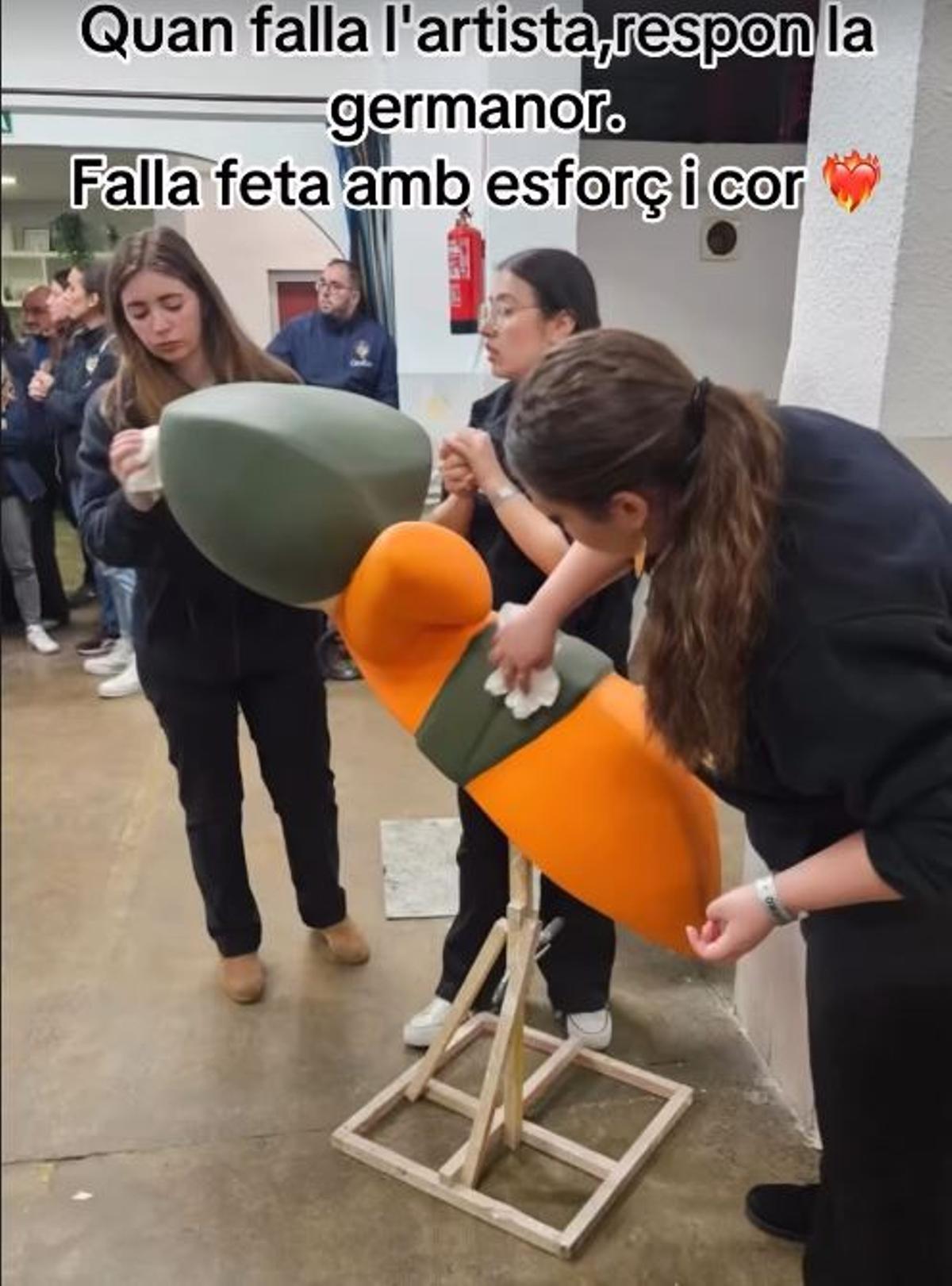 Mensaje de la falla Barrio de San Isidro