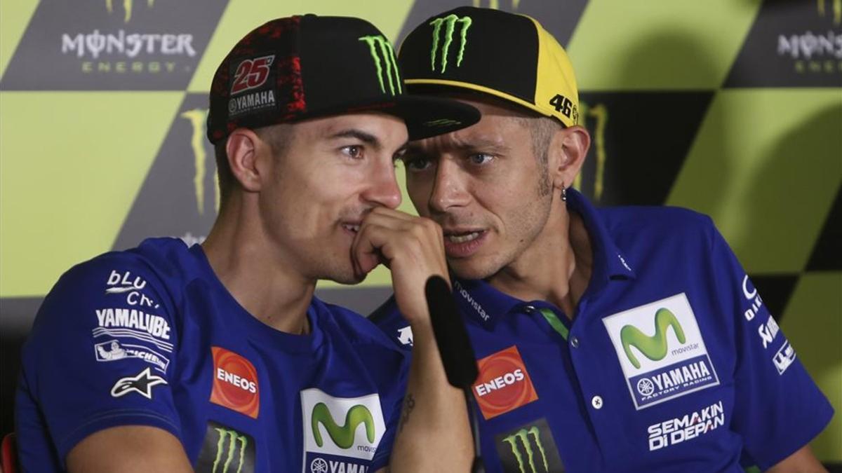 Viñales y Rossi, en Austria