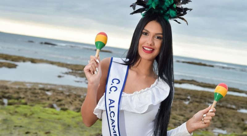 20-02-2019 LAS PALMAS DE GRAN CANARIA. Paola López, candidata a Reina del Carnaval LPGC 2019, representando a Alcampo. Fotógrafo: ANDRES CRUZ  | 20/02/2019 | Fotógrafo: Andrés Cruz