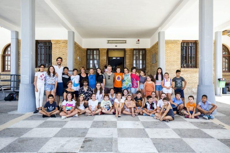 Rodaje de la película "Uno para todos" en Caspe