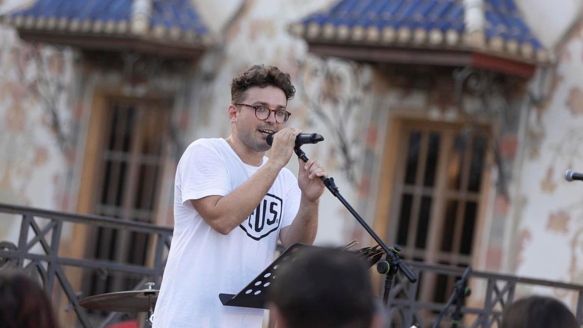 Joan Deusa, en una imatge presa al Palau Ducal de Gandia