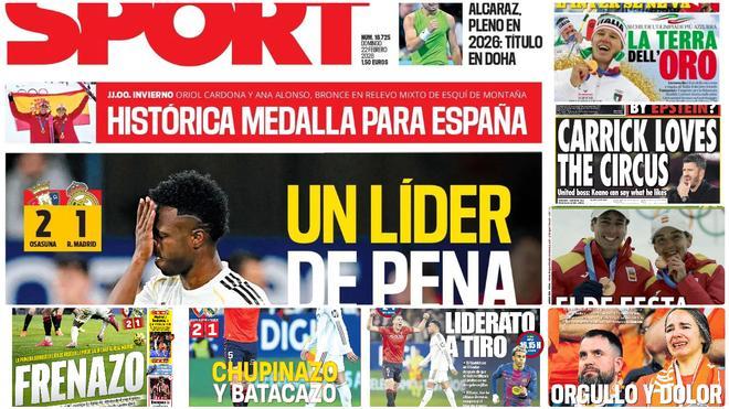 Las portadas de la prensa deportiva de hoy