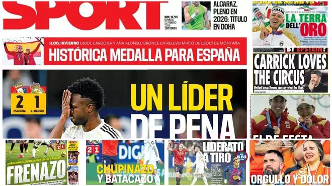 Las portadas de la prensa deportiva de hoy
