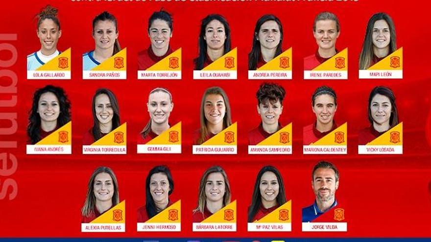 Dos jugadoras del Valencia CF en la lista de la selección