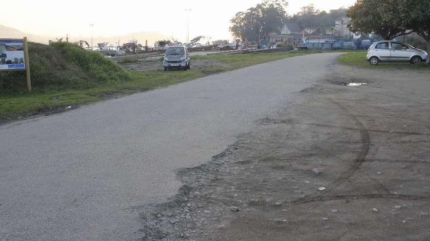 Tramo sin finalizar del paseo marítimo de Domaio. // Santos Álvarez