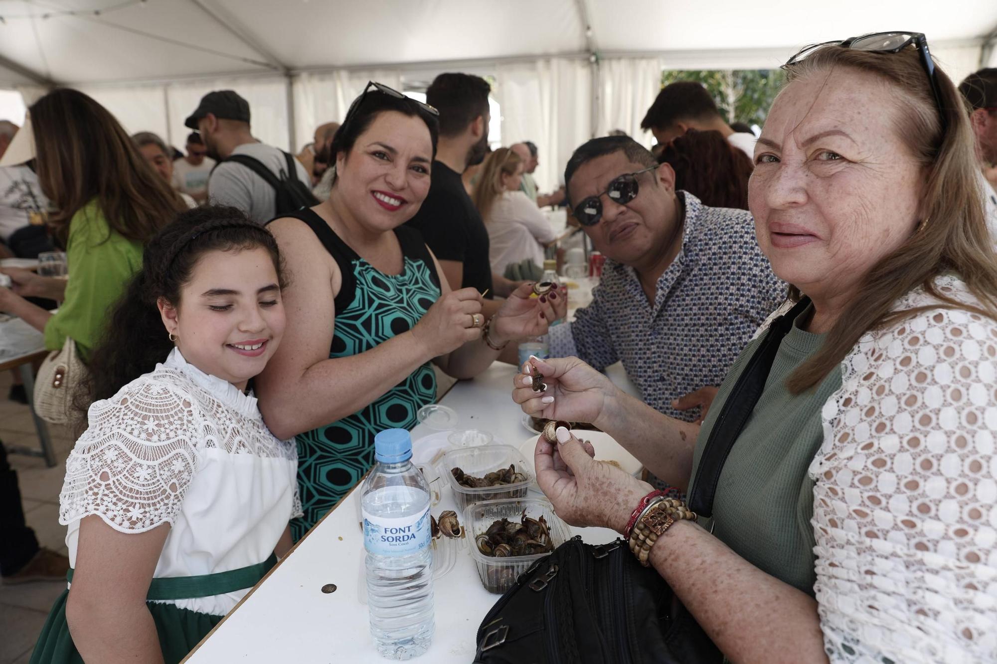 La Fira del Caragol de Sant Jordi, en imágenes