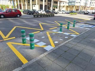 Vigo testa una curiosa parada para los autobuses de Vitrasa en Navia