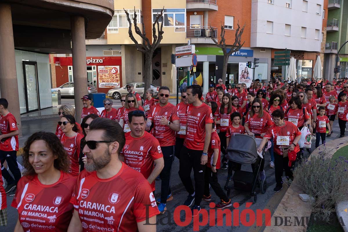 Marcha de la ONG Delwende en Caravaca