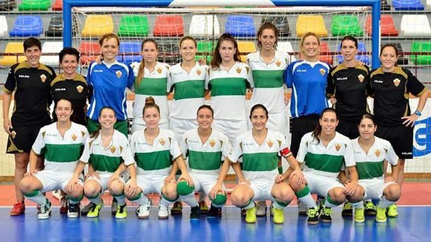 Componentes de la plantilla del Elche CF de fútbol sala femenino de la presente temporada.