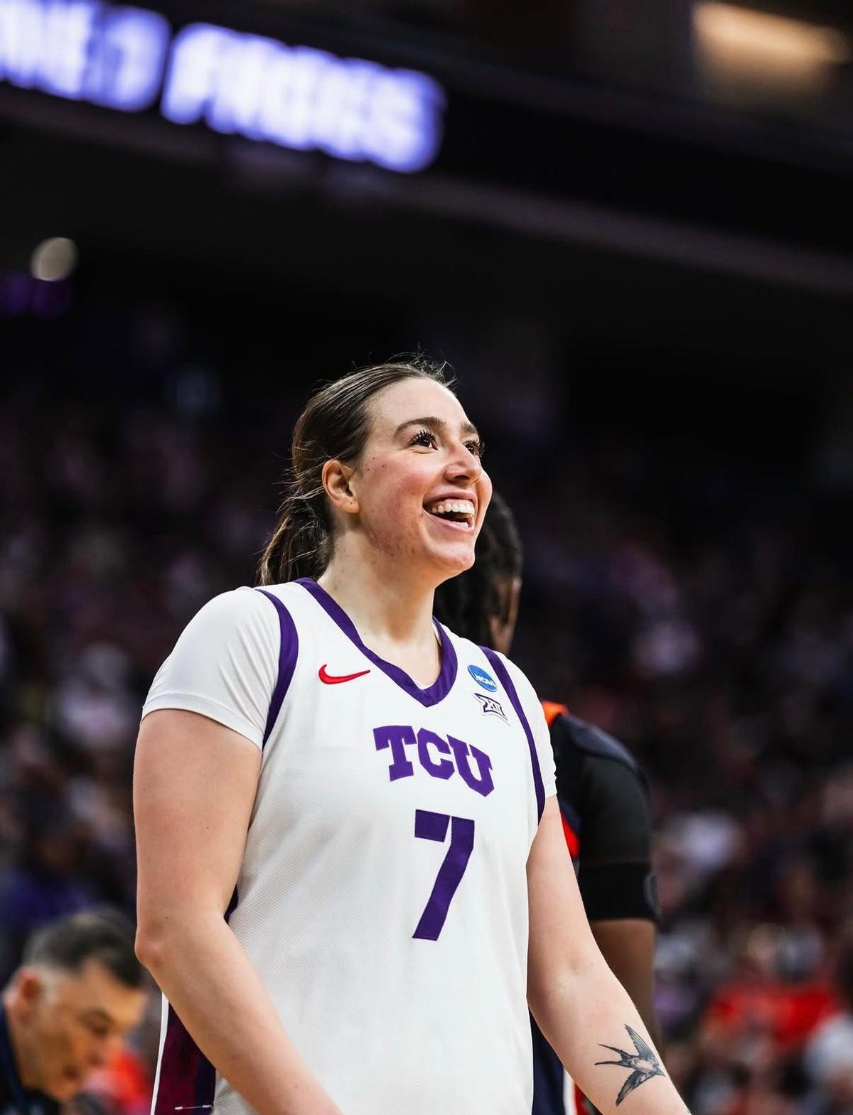 Marta Suárez, con el TCU.