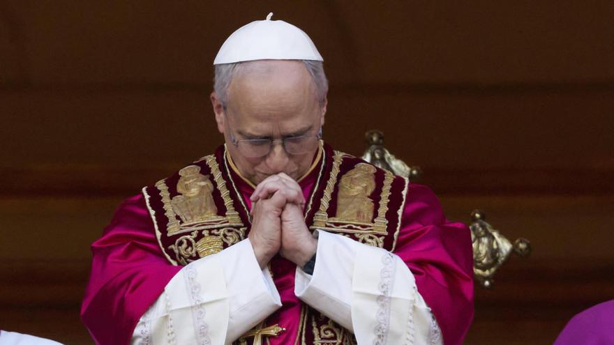 El papa León XIV, tras ser elegido nuevo líder de la Iglesia católica.