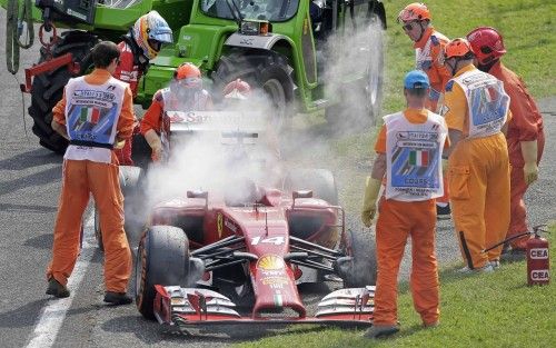 Imágenes del GP de Italia en el circuito de Monza.