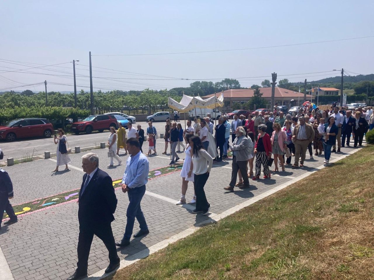 Así se vive este finde la fiesta de Sacramento en San Vicente de O Grove.