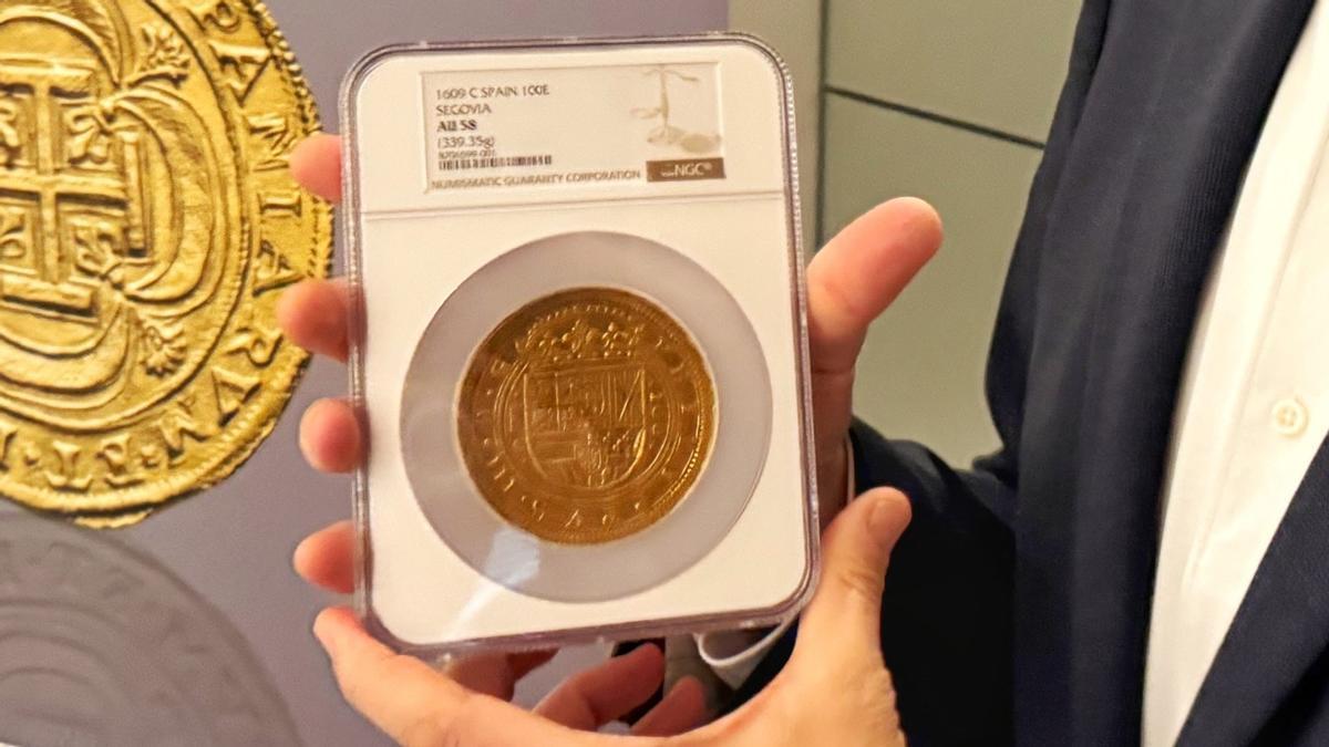 La moneda española más cara, que pasó por manos vascas, vuelve a subasta en Suiza