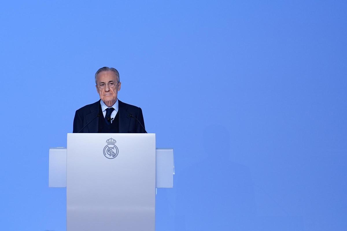 Archivo - Florentino Pérez, presidente del Real Madrid