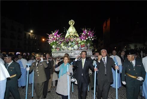 La bajada de la patrona de Cáceres