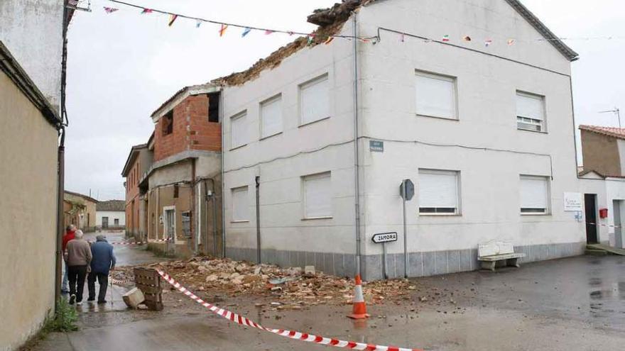 Estado de la cubierta y la fachada del edificio.