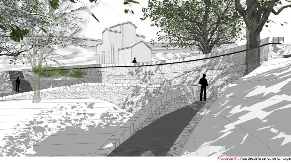 Una infografía con las obras.