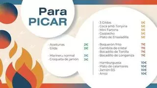Cervezas a 3 euros y menús por 30: todos los precios del nuevo Mercadito de Hogueras en Alicante