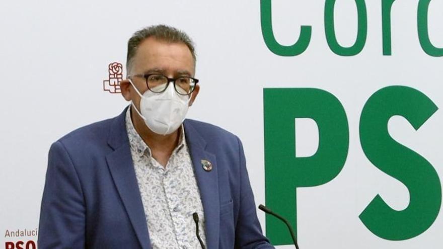 Juan Díaz, durante la rueda de prensa que ha ofrecido en Córdoba.