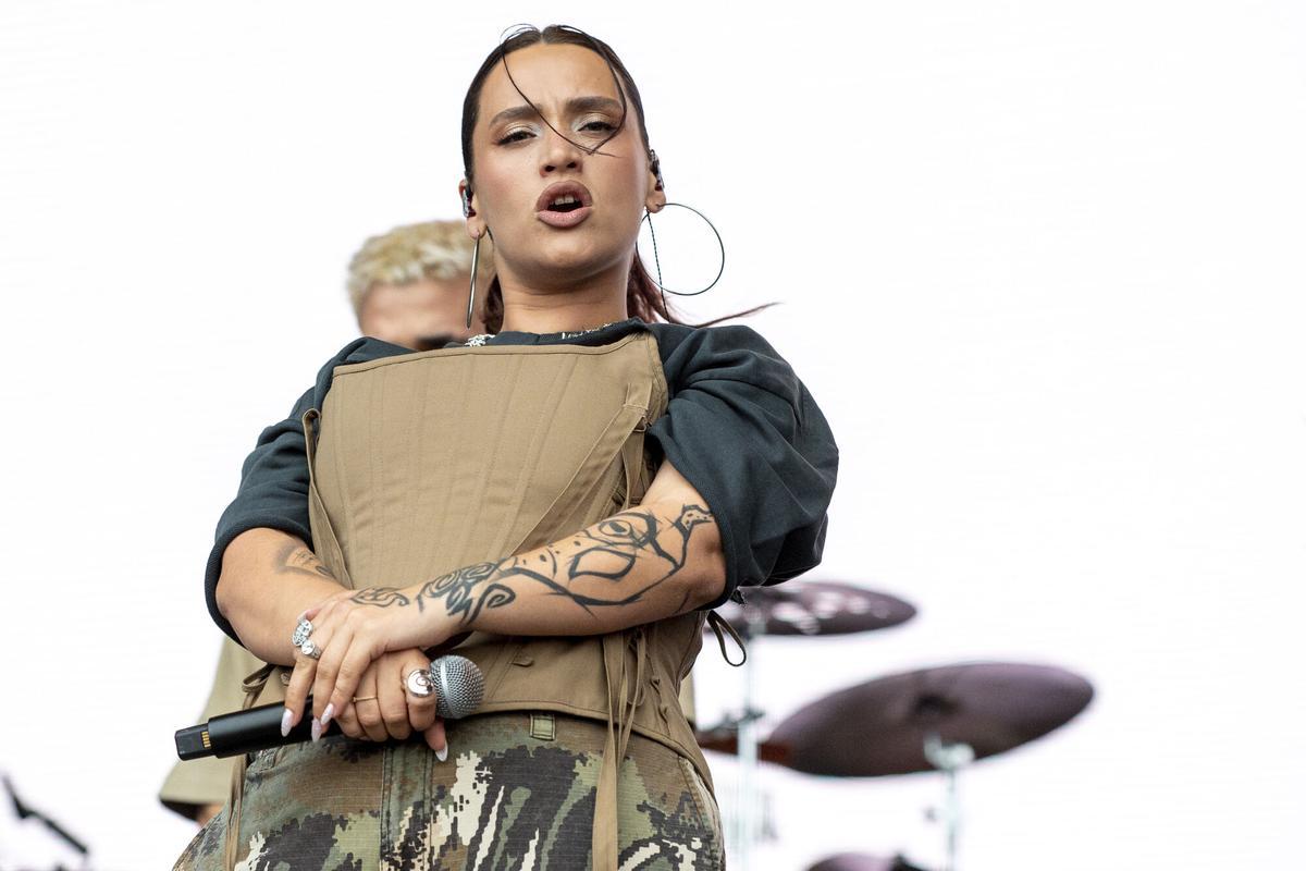 Lia Kali en el festival Cruïlla 2025, en el Parc del Fòrum el 9 de julio de 2025.