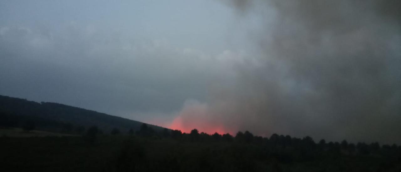 Incendio de la Sierra de la Culebra.