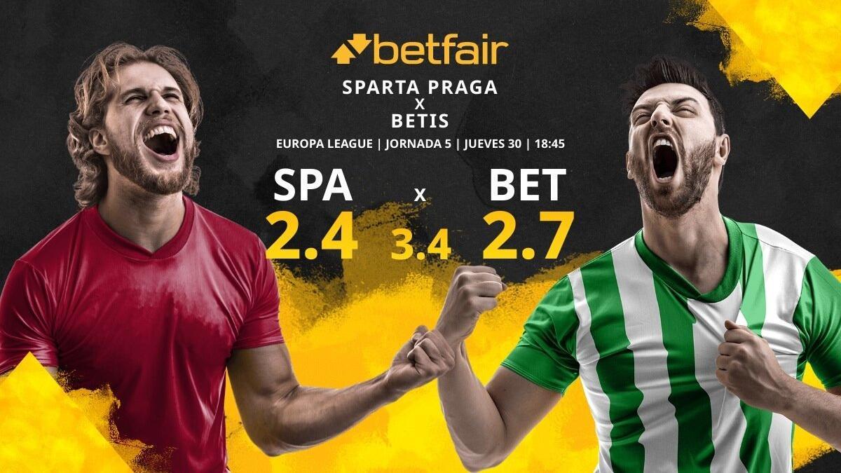 AC Sparta Praga vs. Real Betis Balompié: horario, TV, estadísticas, clasificación y pronósticos