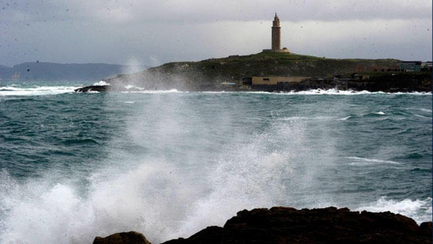 El paso de una borrasca dejará lluvias fuertes hoy en Galicia