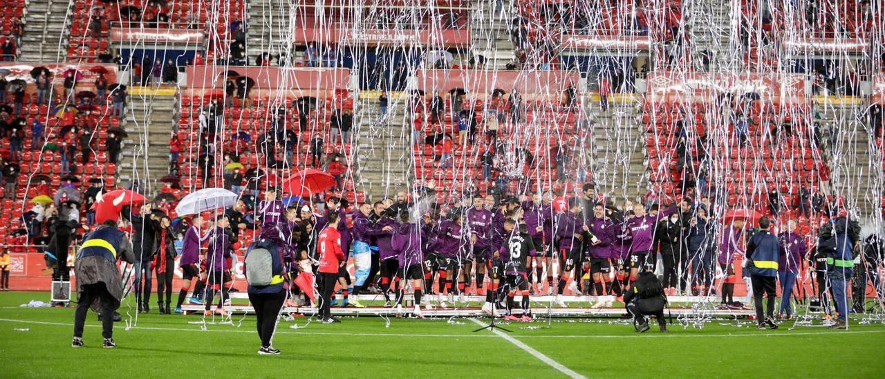 Así ha sido la celebración del ascenso del Mallorca en Son Moix