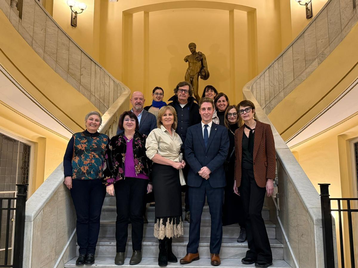 La delegació empordanesa a Madrid.