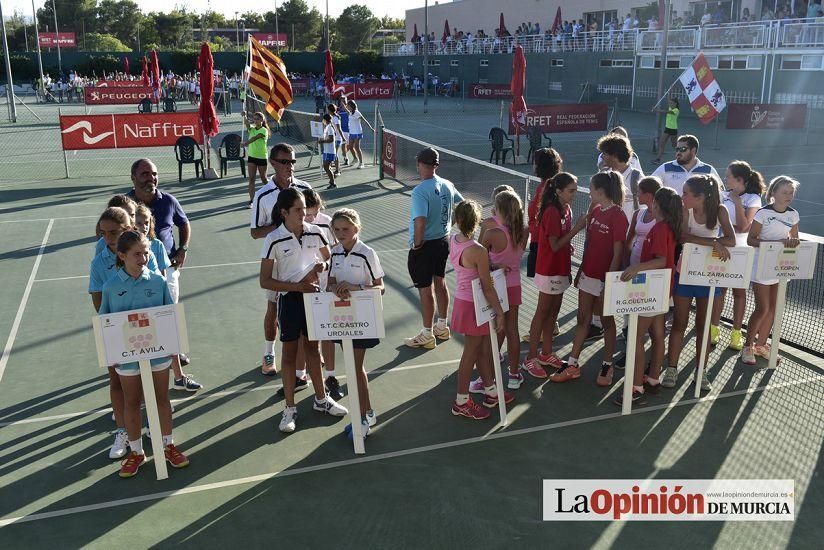 Inauguración del Campeonato Nacional de Tenis Alevín en el Club Cordillera