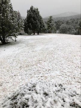 Nieve en El Toro.