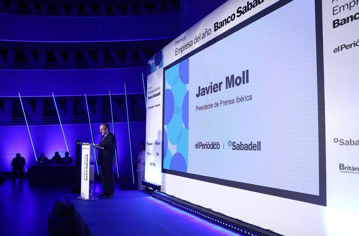 El presidente del Grupo Prensa Ibérica, Javier Moll.