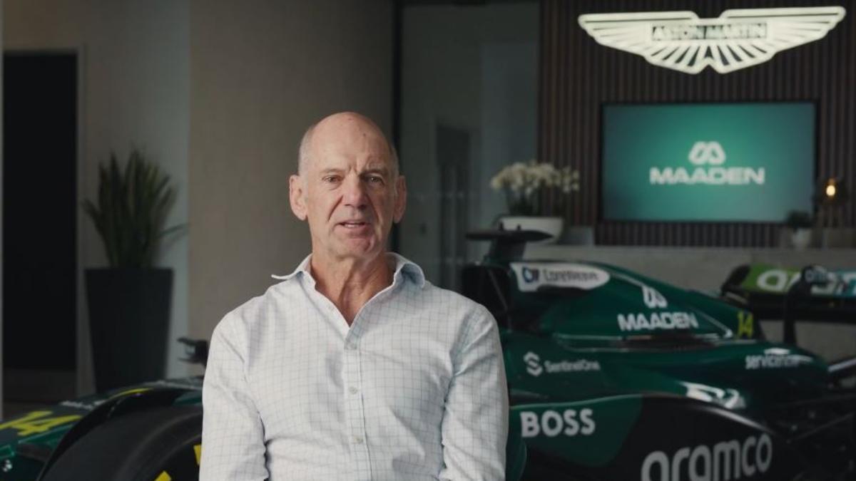 Newey, durante su entrevista para Maaden, socio de Aston Martin