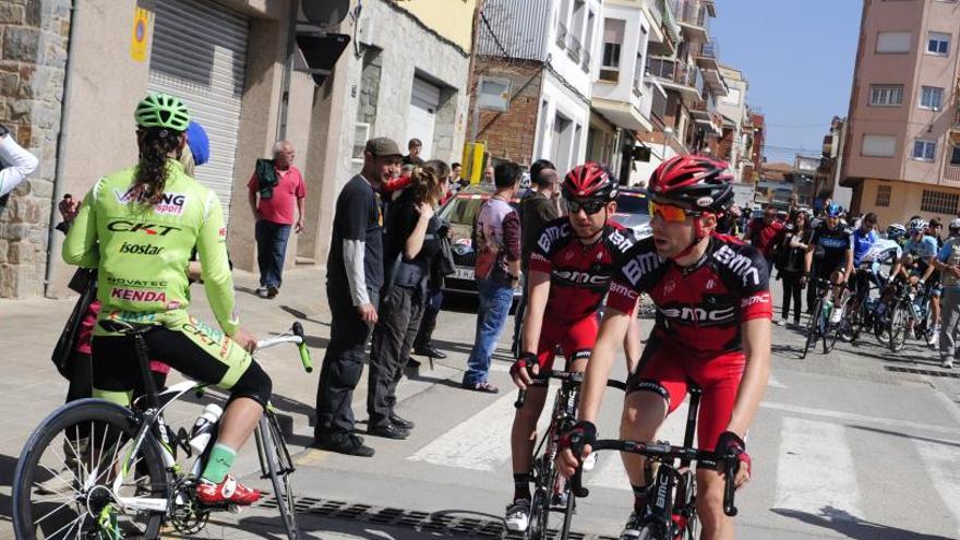 Sant Fruitós va tenir una sortida d&#039;etapa de la Volta el 2012