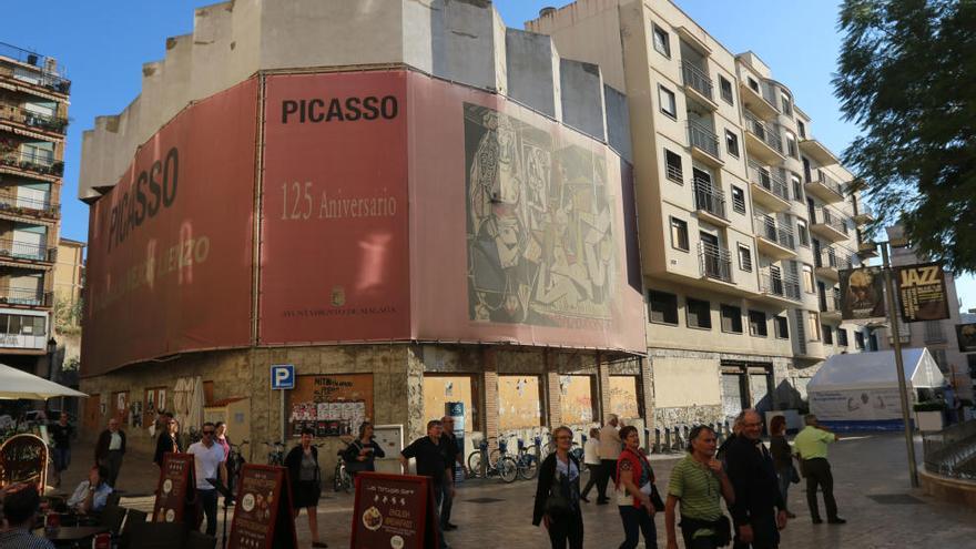 Plaza de la Merced, una de las zonas con más contaminación acústica de la capital.