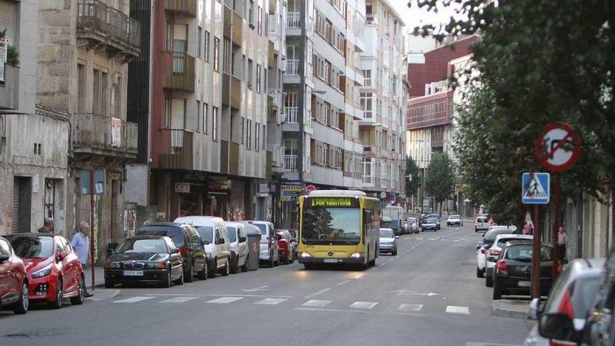 El tramo de la avenida de Zamora en el que se realizarán las mejoras de abastecimiento. // Iñaki Osorio