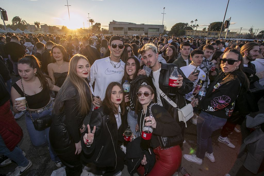 Las imágenes de la macrofiesta universitaria en La Fica (27/01/2023)